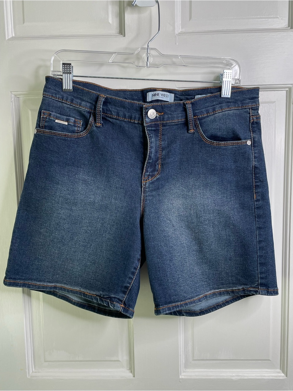 Nine West Women's Dark Denim Cutoff Shorts